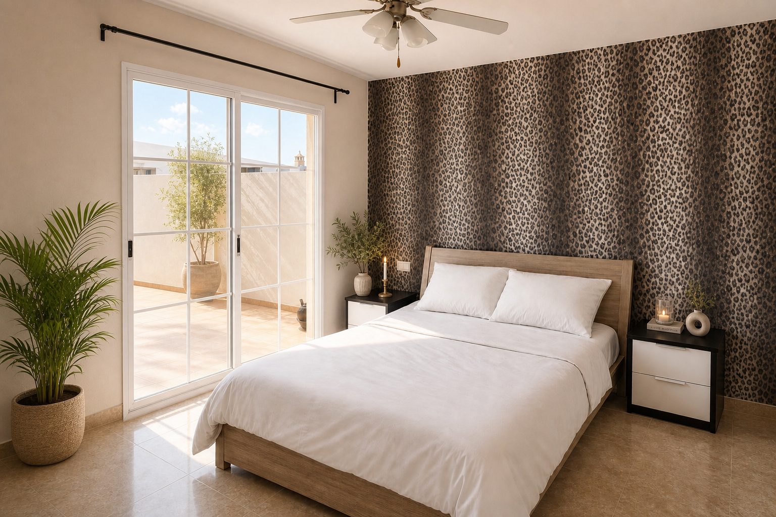 Two separate bedrooms